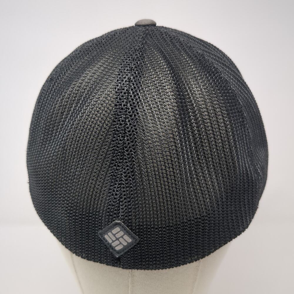 Tree Flag Patch Fitted Mesh Back Trucker Hat Gray… - image 6